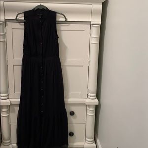 Black maxi dress